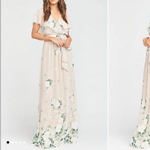 nwot show me your mumu audrey maxi in bouquet toss